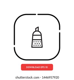 Sand sugar, kitchen symbol vector icon