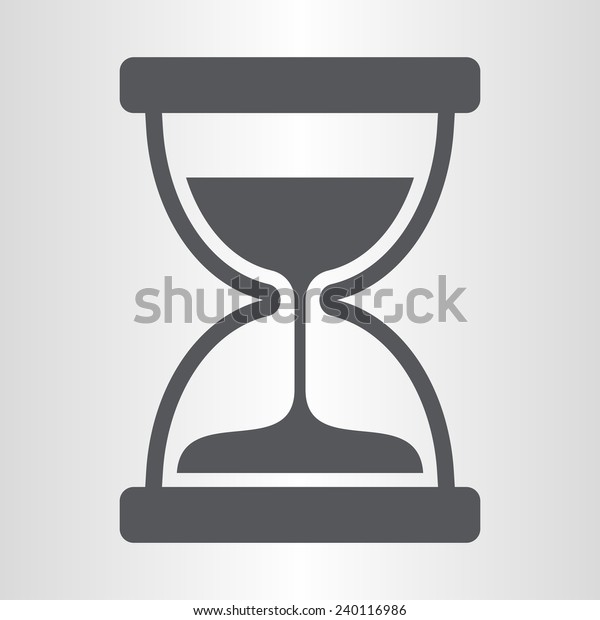 Sand Timer Icon Stock Vector (Royalty Free) 240116986