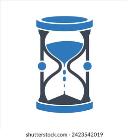 Sand timer icon. Hourglass icon