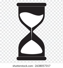 Sand Timer Icon set. Variety Design. Hourglass vector icon, isolated object on white background. Eps 10