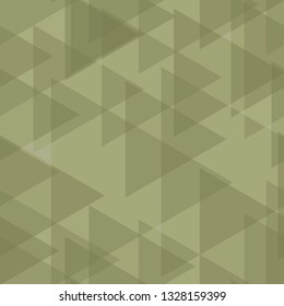 Sand triangles in the intersection and overlay. Geometric background with glitter and style.