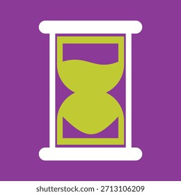 Icono gráfico de Vector creativo de reloj de arena
