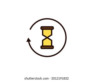 Sand schau dir ein flaches Symbol an. Einzelnes, qualitativ hochwertiges Umrisssymbol für Webdesign oder mobile App.  Sehen Sie sich dünne Linien für das Design-Logo, Visitenkarte usw. an, um das Outline-Piktogramm EPS10 anzuzeigen