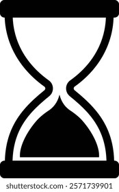 Sand watch icon . Hourglass symbol. Flat vector graphic design elements, simple standby waiting slow time design pictogram, infographic interface element, used for apps logo web buttons ui ux