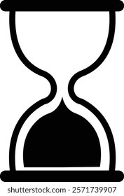 Sand watch icon . Hourglass symbol. Flat vector graphic design elements, simple standby waiting slow time design pictogram, infographic interface element, used for apps logo web buttons ui ux