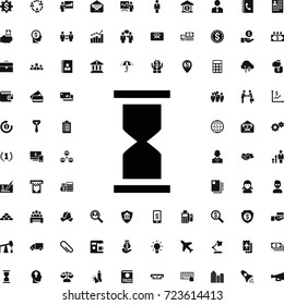Sand watch icon. set of filled business icons. can be used for web and mobile.