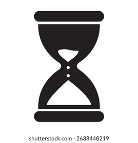 Sand watch icon set . Hourglass symbol. Flat vector graphic design elements