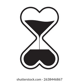  Sand Watch Icons  . hourglass icon vector on white background . 