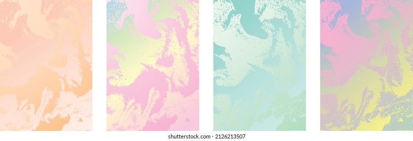 Sand wave shape design template on pastel gradient background, use as background, graphic design. Vector Illustrator. File Eps 8