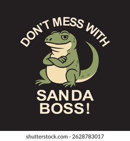 Sanda Boss T-Shirt Design Templet 