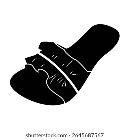 sandal design icon vecktor ilustraton