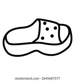 sandal design icon vecktor ilustraton