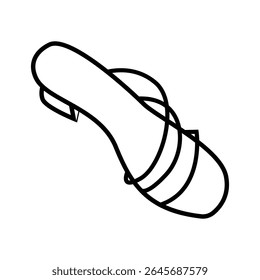 sandal design icon vecktor ilustraton