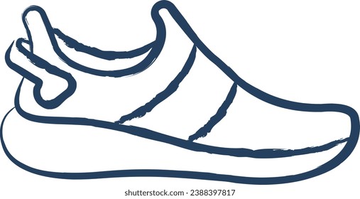 sandal hand drawn vector illustration