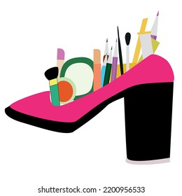 sandal heel vector art tools 