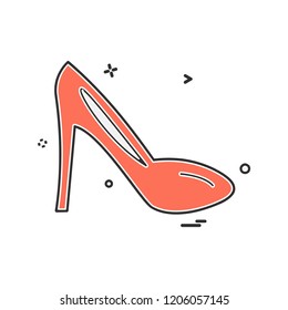 Sandal icon design vector