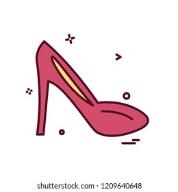 Sandal icon design vector