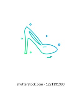Sandal icon design vector