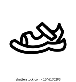 Sandal icon or logo isolated sign symbol vector illustration - high quality black style vector icons
