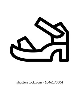 Sandal icon or logo isolated sign symbol vector illustration - high quality black style vector icons
