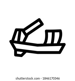 Sandal icon or logo isolated sign symbol vector illustration - high quality black style vector icons
