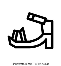 Sandal icon or logo isolated sign symbol vector illustration - high quality black style vector icons
