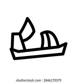 Sandal icon or logo isolated sign symbol vector illustration - high quality black style vector icons
