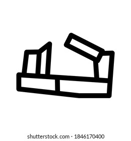Sandal icon or logo isolated sign symbol vector illustration - high quality black style vector icons
