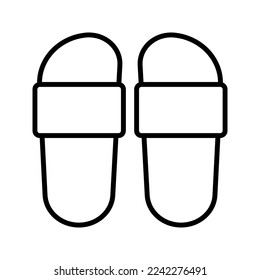 Sandal icon. sign for mobile concept and web design. vector illustration