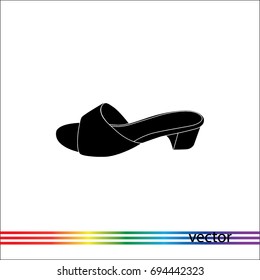 Sandal icon, vector design