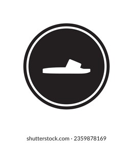 sandal icon vector template illustration logo design