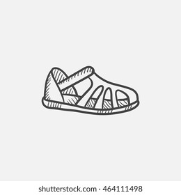 Juego de iconos de sketch de arena para web, móviles e infografías. Icono aislado del vector dibujado a mano.