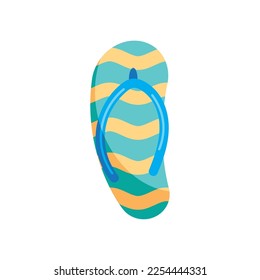sandal with stripes accessory icon