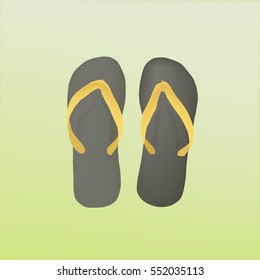 sandal vector