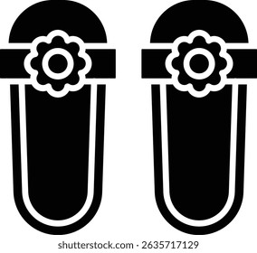 Sandal vector icon. Can be used for printing, mobile and web applications.