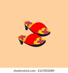 sandal vector illustration, perfect for templates, icons, mascots, posters, etc