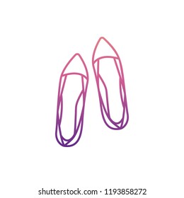 sandals icon in nolan style. One of Summer Clothes collection icon can be used for UI, UX