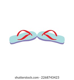 sandals icon vector illustration symbol design