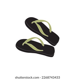 sandals icon vector illustration symbol design