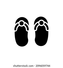 SANDALS icon in vector. Logotype