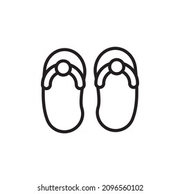 SANDALS icon in vector. Logotype