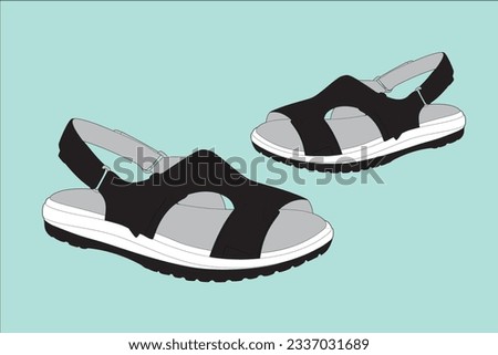 Sandals are an open type of shoe , consisting of a sole held to the wearer's foot by straps ... However, wearing comfortable shoes in public was considered effeminate.