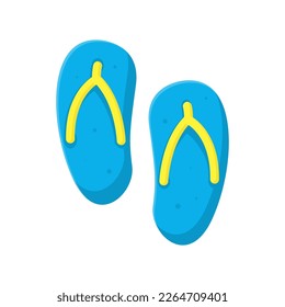 Sandals or Slippers Vector Illustration - EPS 10 Vector