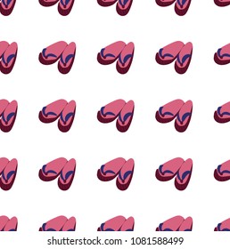 Sandals and summer on background,seamless pattern