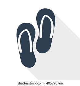 sandals vector illustration , vector icon