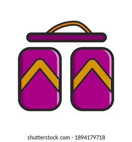 Sandals Vector unix design funny trending styles is tantalizing when viewed. Fit for application in various digital products and packaged products such as medicines, food, clothing, and others