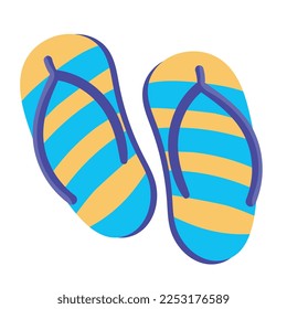 Sandalen mit Wasserzubehör-Symbol