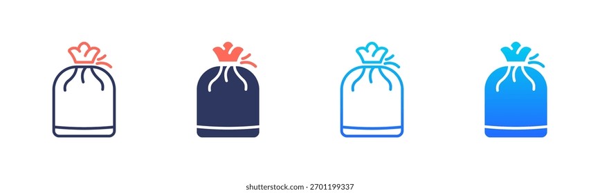Paquete de iconos de saco de arena en múltiples estilos