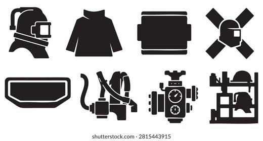 Sandblasting Hood Vector Silhouette Bundle - Industrial Abrasive Blasting Helmet Icon Pack - Blast Cabinet Protection Equipment Template Collection

If you want to create highly professional marketing layouts or branding assets for industrial surface preparation companies, this comprehensive collection of abrasive blast protection silhouettes is the ideal setup for your workshop portfolio. We have packed this extensive bundle with everything that represents professional rust removal, paint stripping, and glass bead blasting, featuring solid black vector shapes of sandblasting hoods, protective air-fed helmets, suit capes, heavy blast nozzles, pressure pots, and benchtop sandblast cabinets. The layout also integrates essential industrial equipment including air compressor tanks, blast hoses, safety goggles, worker respirators, storage toolboxes, traffic cones, and operator silhouettes performing abrasive cleaning.

Every single helmet outline and industrial tool shape in this graphic compilation is carefully structured with sharp contours and flat solid configurations to ensure seamless scalability. It works beautifully as a high-converting template layout for digital creators and small contracting print shops looking to build clean commercial logos, custom blaster work uniform shirts, custom vinyl decals for service trucks, blasting shop window signs, or commercial print on demand trade merchandise without dealing with messy node errors or overlapping paths.