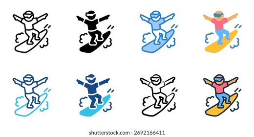 Ícone de área restrita definir coleção de vários estilos 
